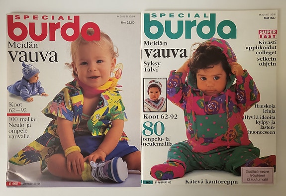 Burda Special, 2 kpl vauvanvaate -lehteä