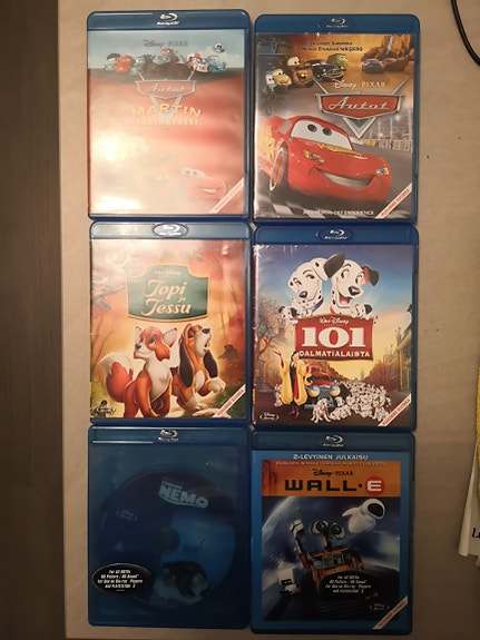 Disney Blu-ray -paketti (6 leffaa) – Edullinen setti lapsiperheelle