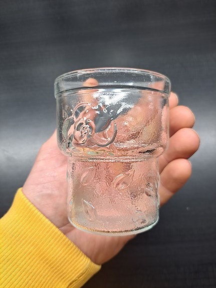 Riihimäen lasi Ruusu juomalasi 4kpl