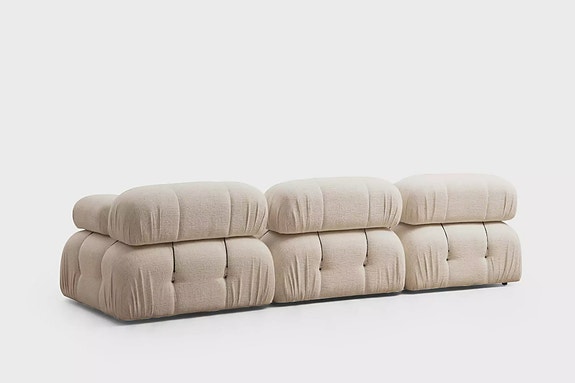 1-istuttava sohva, kerma, 95 cm x 95 cm x 75 cm, kestävä, mukava, muunneltava