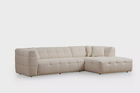 Kulmasohva, beige, 300x150 cm, mukava, kestävä, tyylikäs