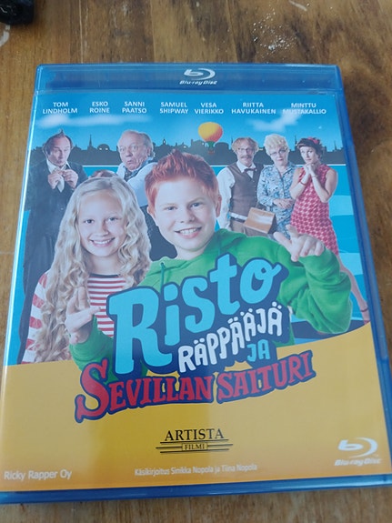 Risto Räppääjä ja Sevillan saituri Blu-ray elokuva