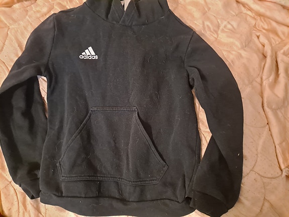 Adidas lasten huppari 140 musta