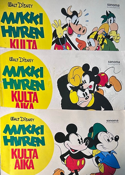 Walt Disney Mikki Hiiren kulta-aika sarjakuvakirjat