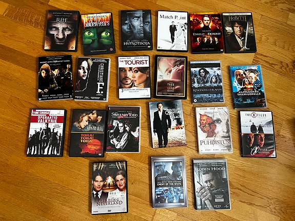 21 DVD-elokuvan setti