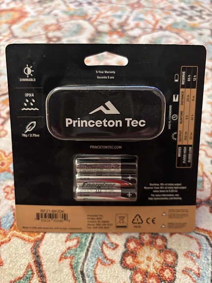 Princeton Tec Refuel LED-otsalamppu 250 lm