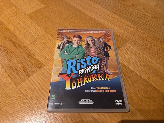Risto Räppääjä ja Yöhaukka DVD elokuva
