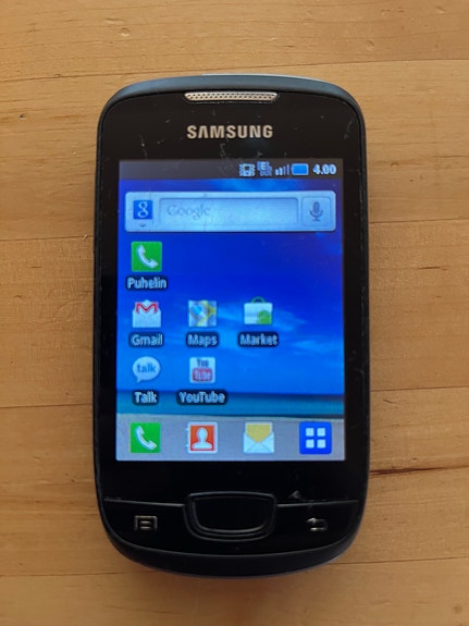 Samsung Galaxy Mini GT-S5570 älypuhelin musta