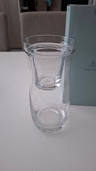Partylite Naturally Modern Votive Set P8869S 8.25" 2 Pieces Table Decor