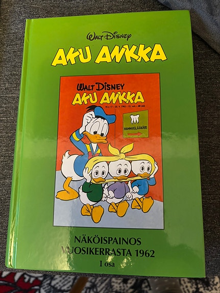 Aku Ankan näköispainos v.1962