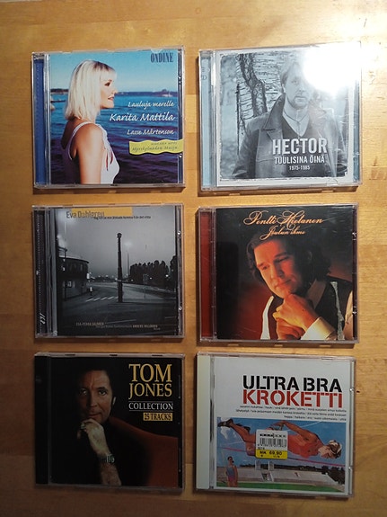 CD-levyjä