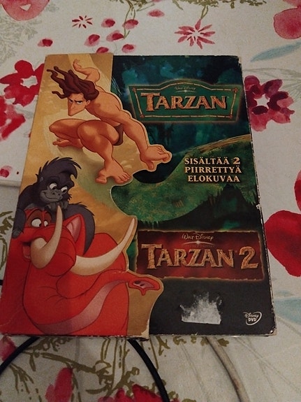 Tarzan 1 ja tarzan 2 dvd samoissa kansissa