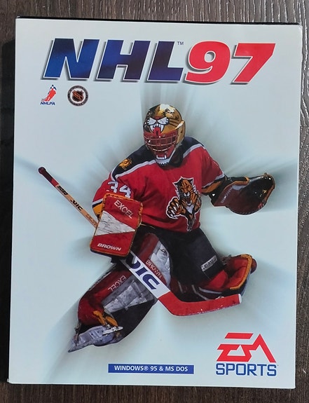 EA Sports NHL 97 PC-peli Big box
