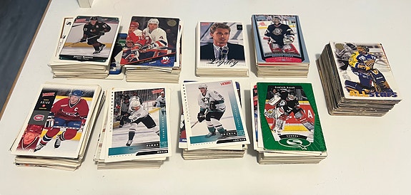 Jääkiekkokortteja vm 95-00, NHL ja SM-liiga