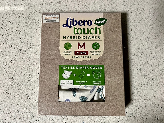 UUSI Libero touch hybrid -vaipoille tekstiilihousut, koko M (7-12kg)