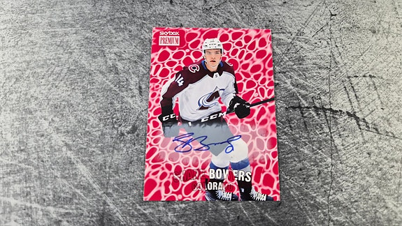 Shane Bowers 2020-21 Metal Premium Prospects Auto