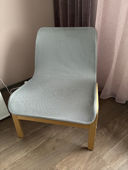 Ikea Nolmyra lepotuoli harmaa