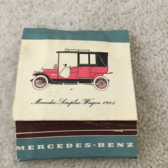 Tulitikkuvihko Mercedes Benz