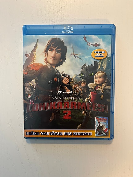 DreamWorks Näin koulutat lohikäärmeesi 2 Blu-ray elokuva