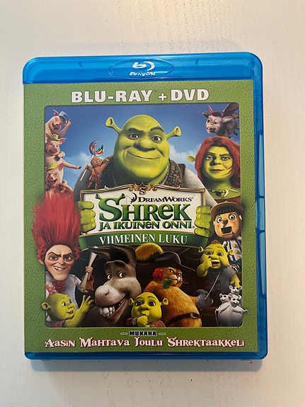 DreamWorks Shrek ja ikuinen onni Blu-ray + DVD elokuva