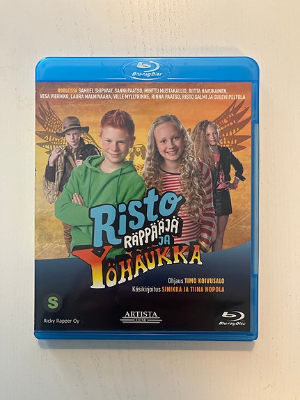 Risto Räppääjä ja Yöhaukka Blu-ray-elokuva