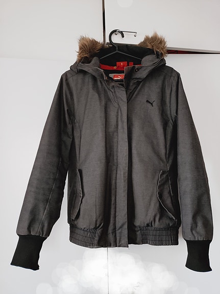 Puma naisten hupullinen talvitakki / pilottitakki, koko M