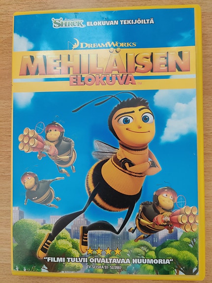Mehiläisen elokuva DVD,Dreamworks