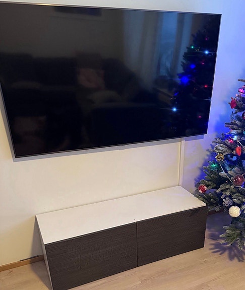 IKEA BESTÅ kaappi, valkoinen 120x42×38 cm