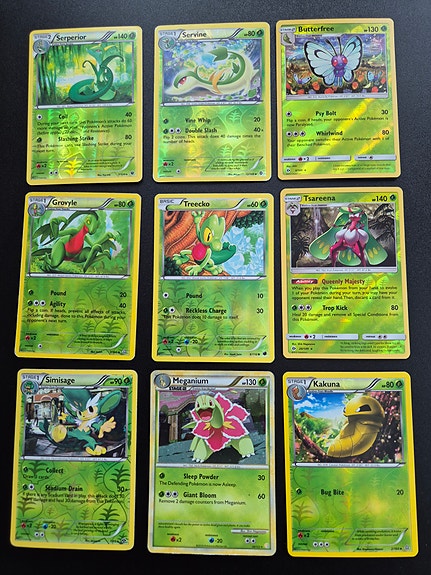 Pokemon holo ja reverse holot