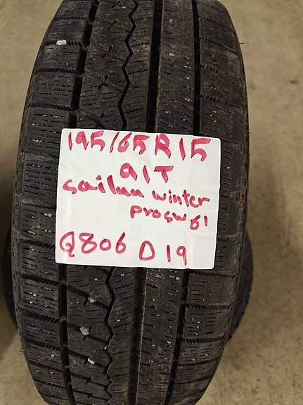 Kitkarenkaat  195/65R15  91T  Sailun winterpro SW61      Q806