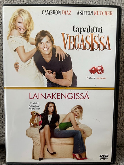 Tapahtui Vegasissa / Lainakengissä DVD-elokuva