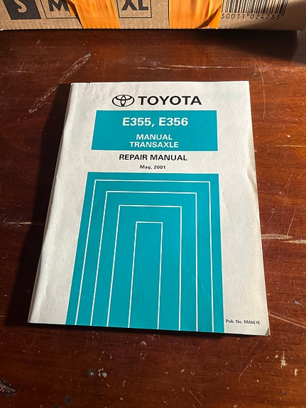 Toyota E355 E356 manuaalivaihteisto korjausopas
