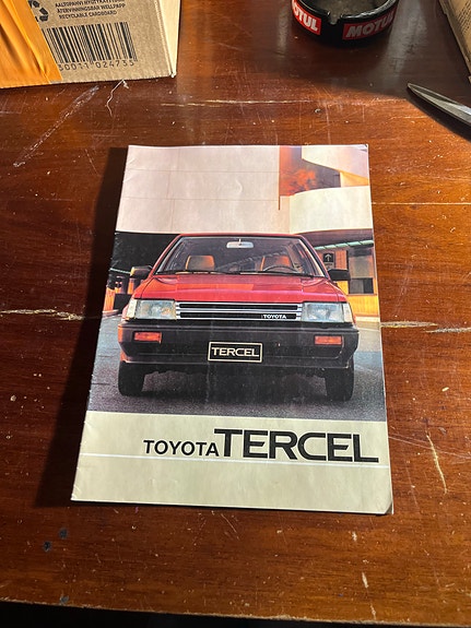 Toyota Tercel-esite (1982) AL20