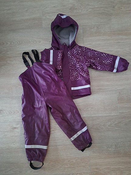 PAX vuorellinen sadetakki ja kurahousut 98-104