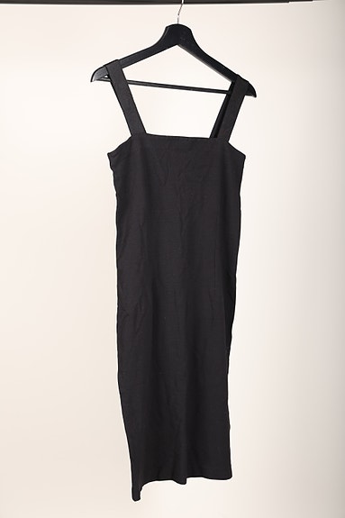 Naisten musta Filippa K Fitted Strap Dress -mekko, koko M