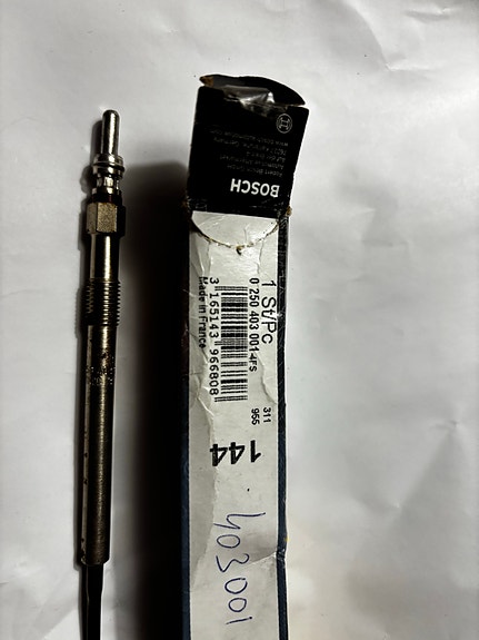 Volvo D3, 2,4D, D5 hehkutulppa