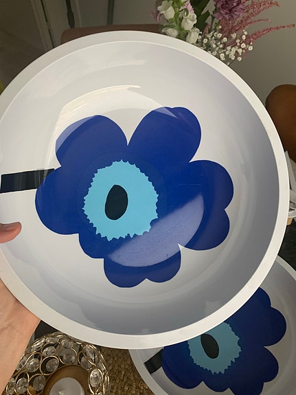 Marimekko by Zak designs sininen Unikko vati