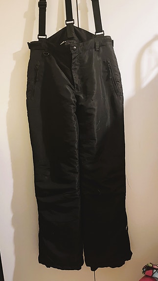 Toppahousut irrotettavilla henkseleillä koko 170cm