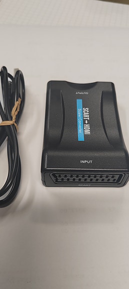 Vanha scart laite ,uuteen TV;hen missä  HDMI  ja ei ole Scart paikkaa