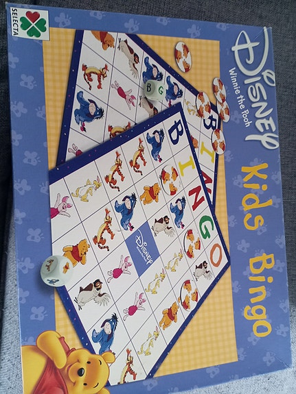 Nalle Puh lasten bingo peli