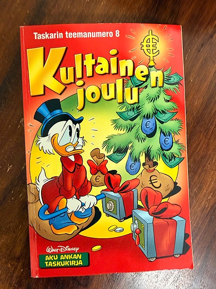 Aku Ankan taskukirja Kultainen joulu sarjakuva 8