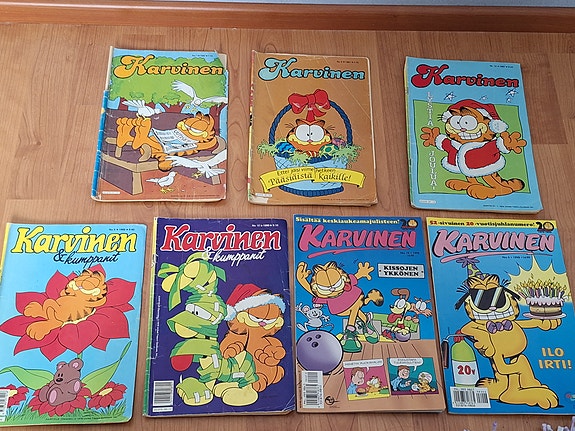 Myydään Karvinen sarjakuva lehtiä 2e/kpl