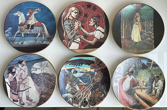Arabia Kalevala seinälautaset