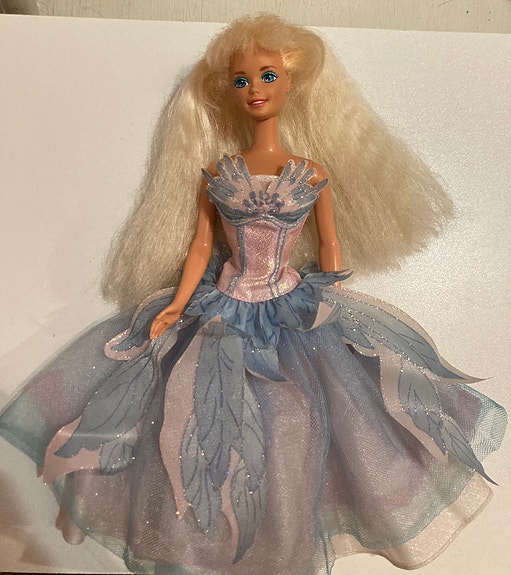 1994 Bubble Angel Barbie 2003 Joutsenlampi Odette Swan Lake Doll Nukke