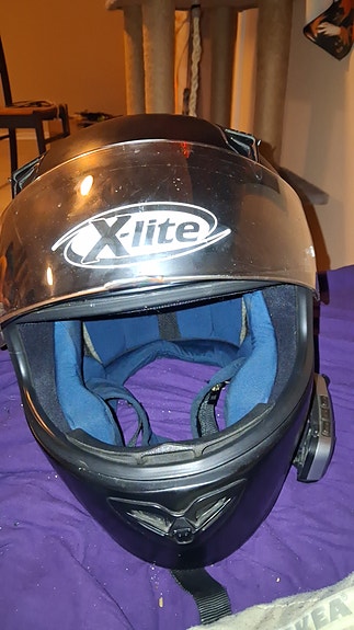 X-lite Racing Comfort -moottoripyöräkypärä musta