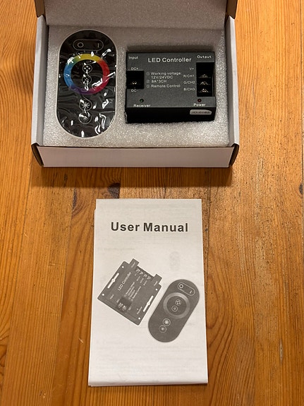 RGB ohjain 5-2v LED-nauhalle