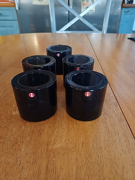 Iittala kivi koboltinsininen tuikku 5kpl