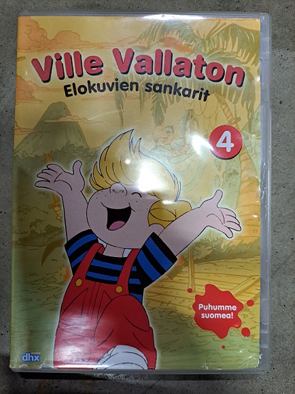 Ville vallaton 4 elokuvien sankarit dvd
