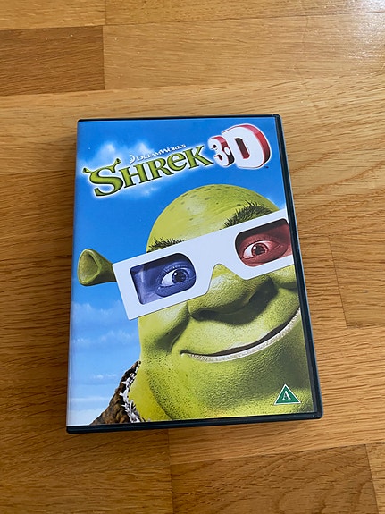 Shrek 3D dvd