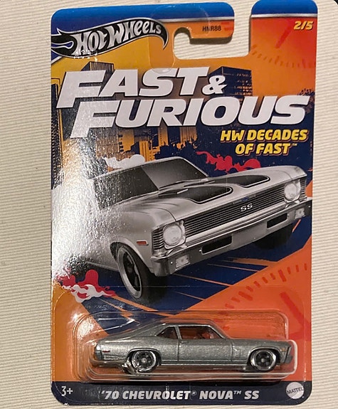 HOT WHEELS - FAST a FURIOUS - CHEVROLET NOVA SS 1970